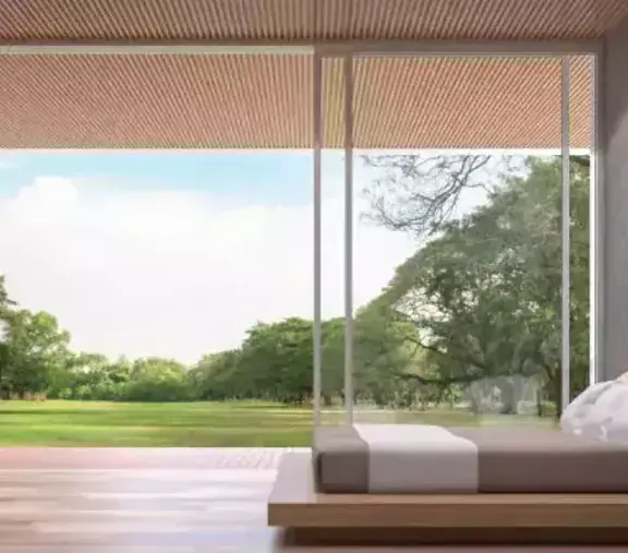 Baie vitrée pour volet fineline