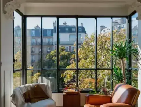 Porte-fenêtre Acier sécurisée