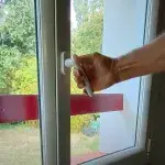 poignée fenêtre bloquée