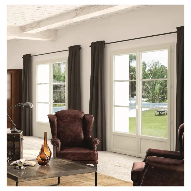 Porte fenetre 2 vantaux PVC sur mesure - Salon Janneau