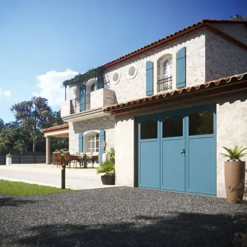 porte de garage à vantaux