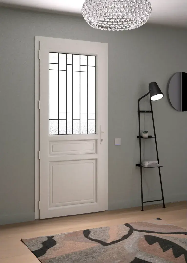 Porte extérieure PVC