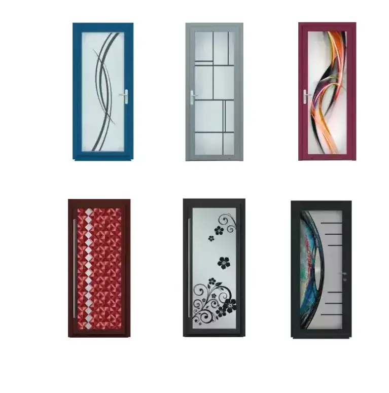 porte vitrée extérieure en bois