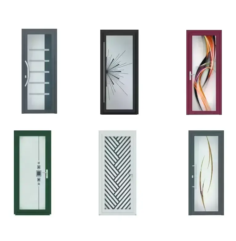 porte vitrée extérieure pvc