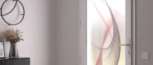 Porte d'entrée PVC sur mesure