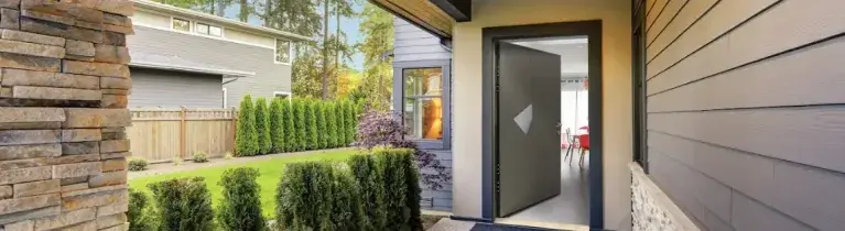 Porte d'entrée aluminium sur mesure