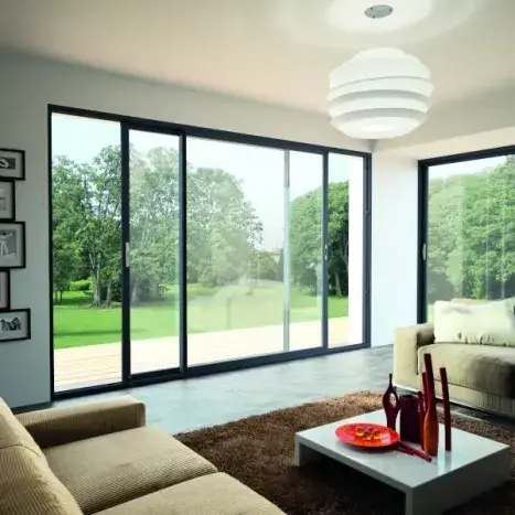 Baie coulissante interieur en aluminium
