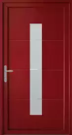 porte d'entrée asios rouge