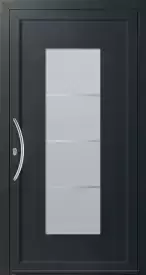 porte d'entrée hermès gris anthracite