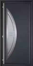 porte d'entrée pénélope gris anthracite